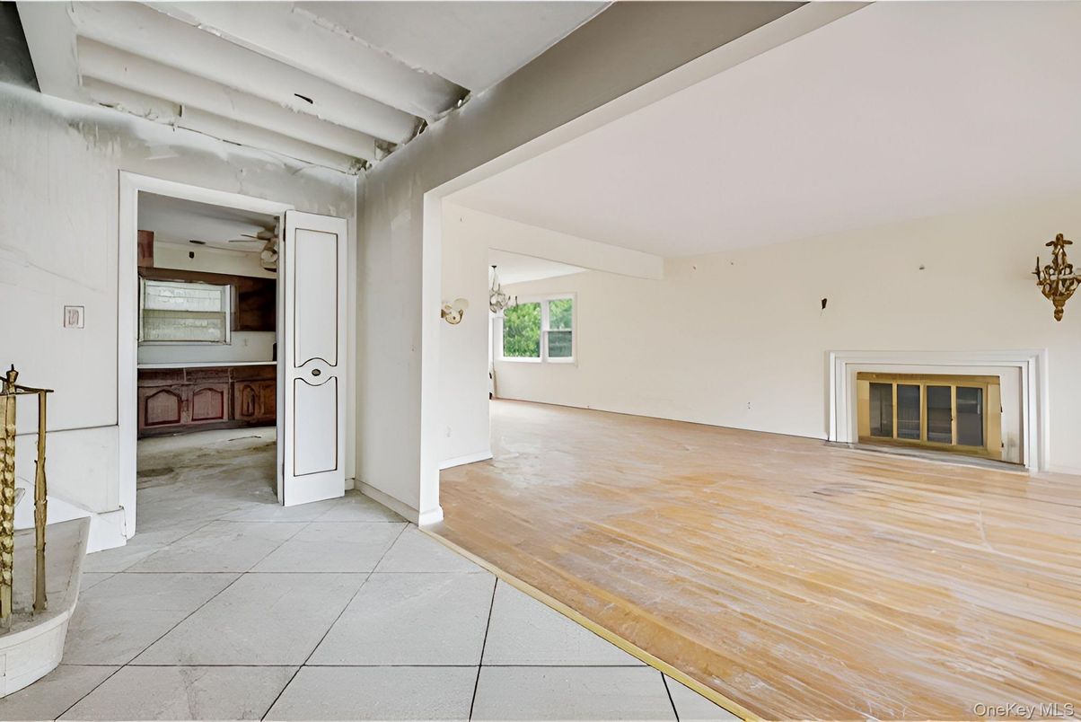 Empty room, Interior, Wood Texture Flooring