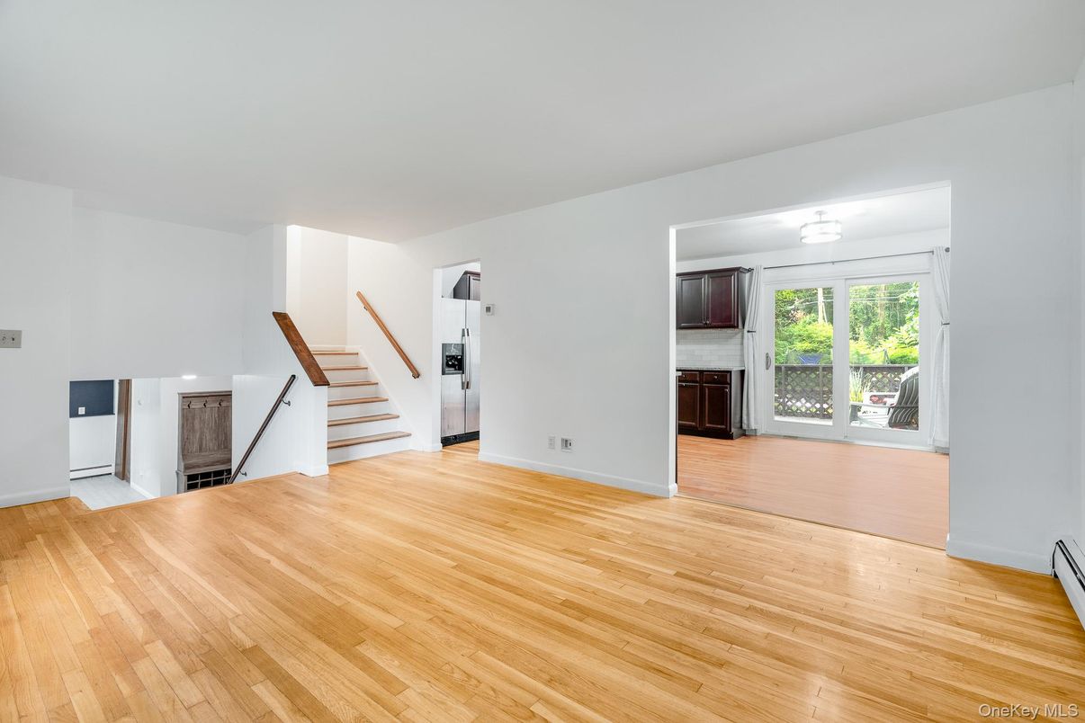 Empty room, Interior, Wood Texture Flooring