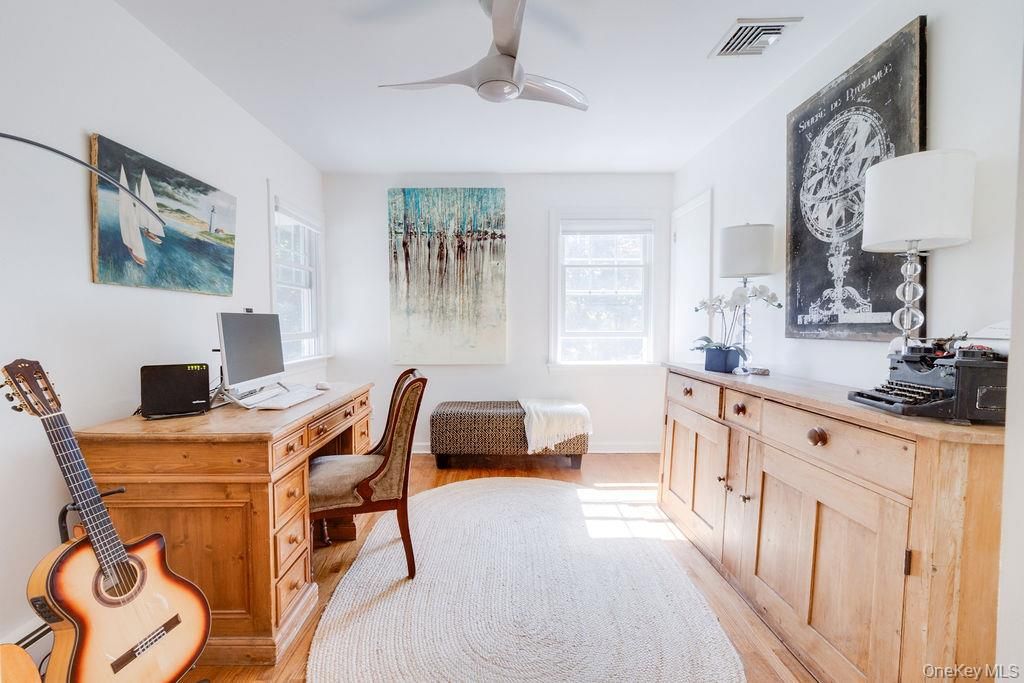 Home Office, Interior, Wood Texture Flooring