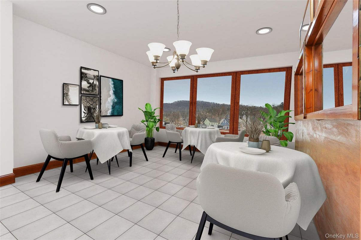 Chandelier, Dining room, Interior, Recessed Lighting