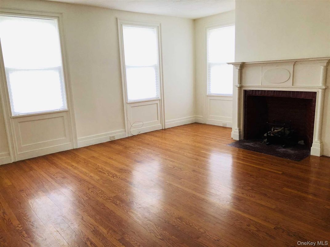 Empty room, Fireplace, Interior, Wood Texture Flooring