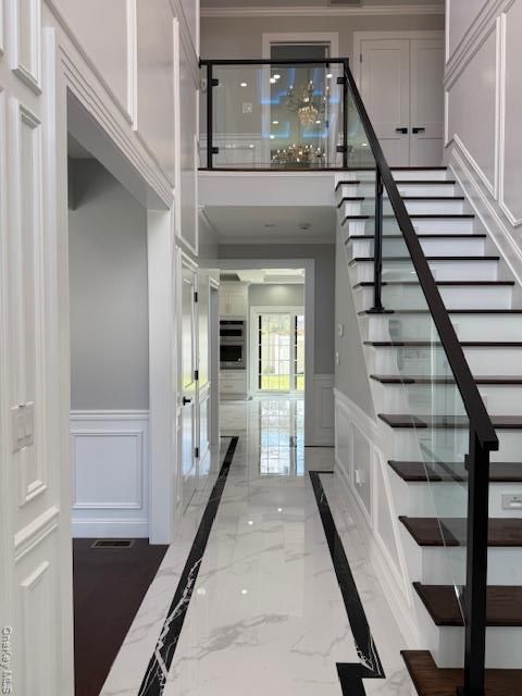 Interior, Marble, Recessed Lighting
