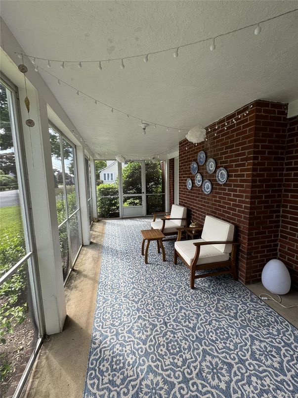 Interior, Stone Walls, Sun Room