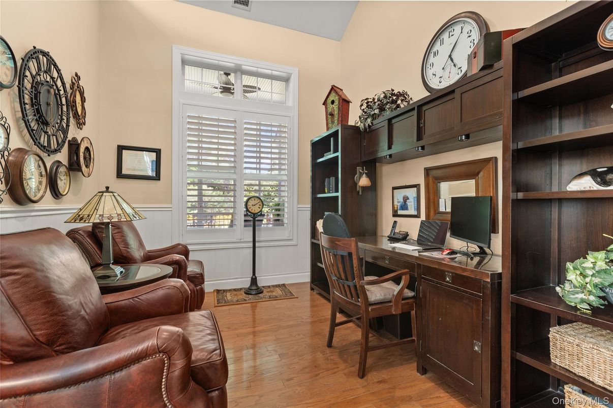 Home Office, Interior, Wood Texture Flooring