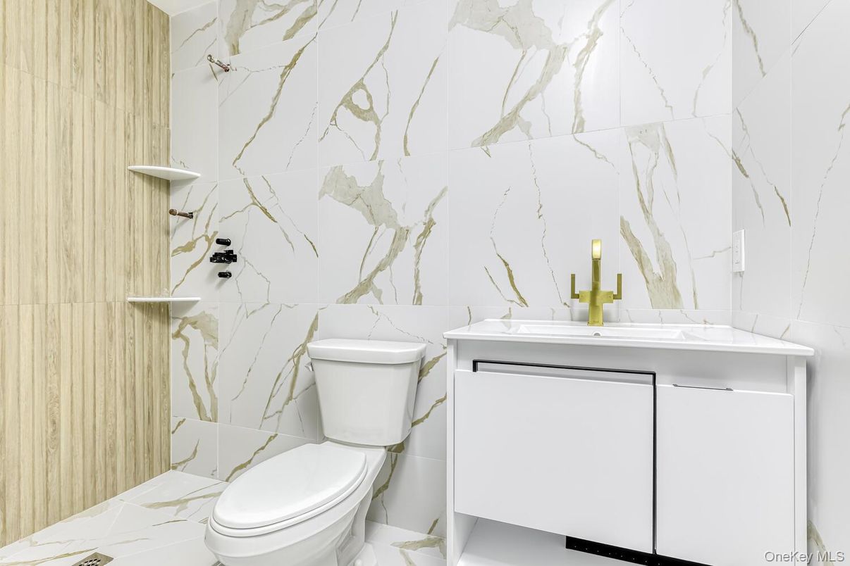 Bathroom, Interior, Marble Walls