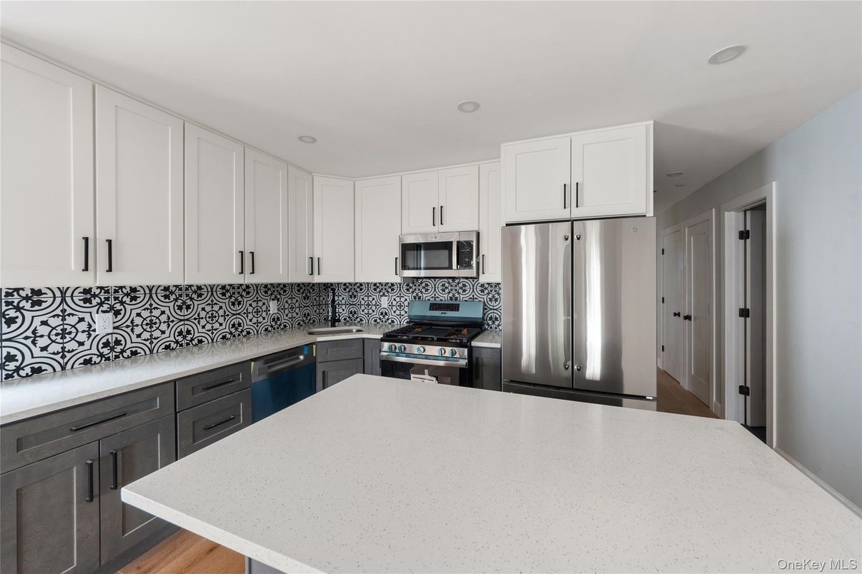 Interior, Kitchen, Recessed Lighting, Stainless Steel Appliances