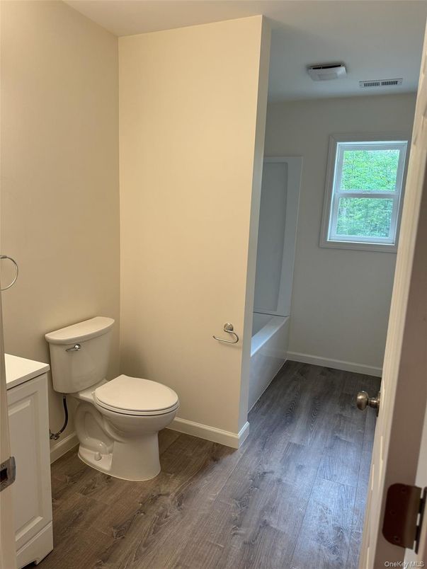 Bathroom, Interior, Wood Texture Flooring