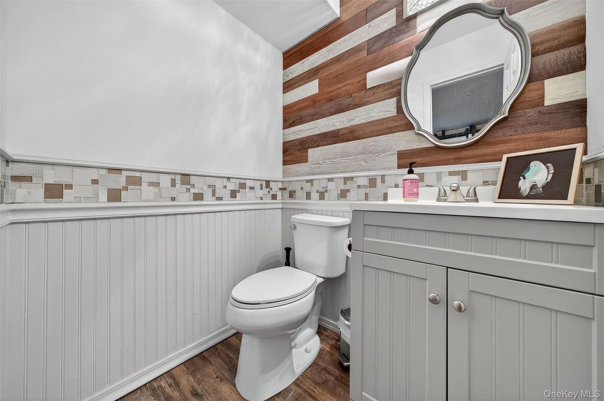Bathroom, Interior, Wood Texture Flooring