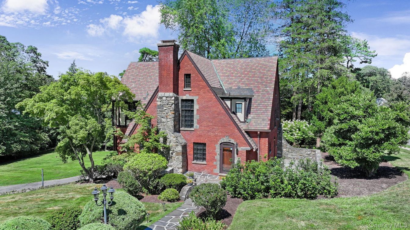 Exterior, Facade, Brick Facade, Tudor Revival