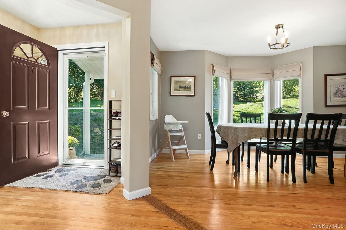 Dining room, Interior, Wood Texture Flooring