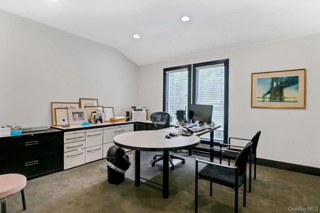 Home Office, Interior, Recessed Lighting