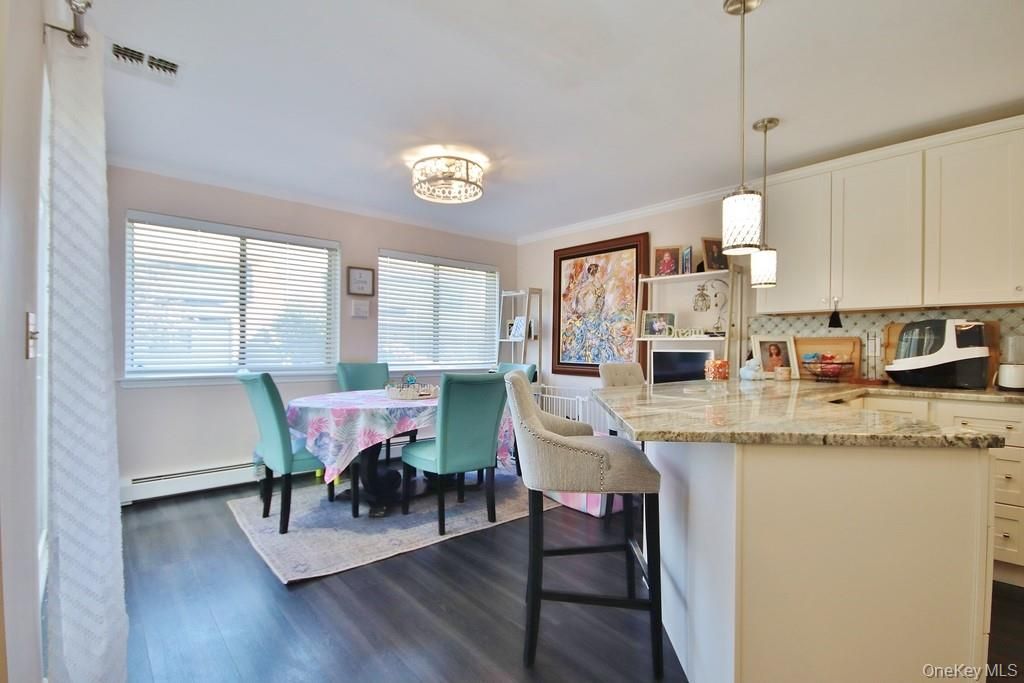 Chandelier, Dining room, Interior, Pendant Lights, Wood Texture Flooring