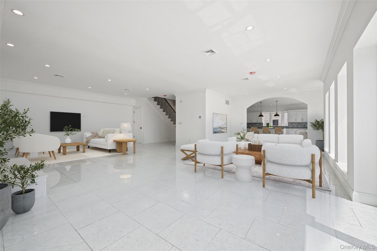 Interior, Kitchen, Living room, Recessed Lighting