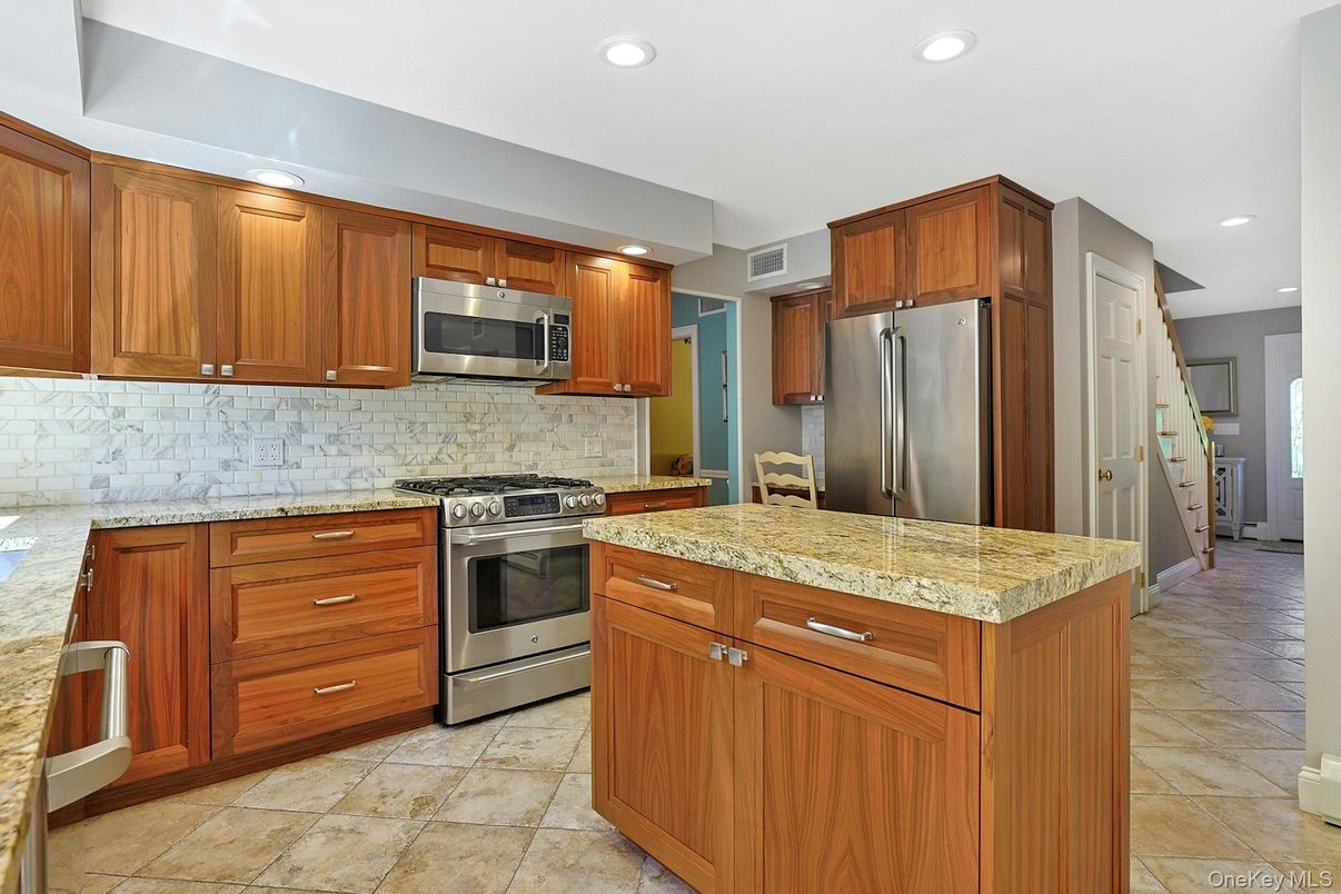 Interior, Kitchen, Recessed Lighting, Stainless Steel Appliances