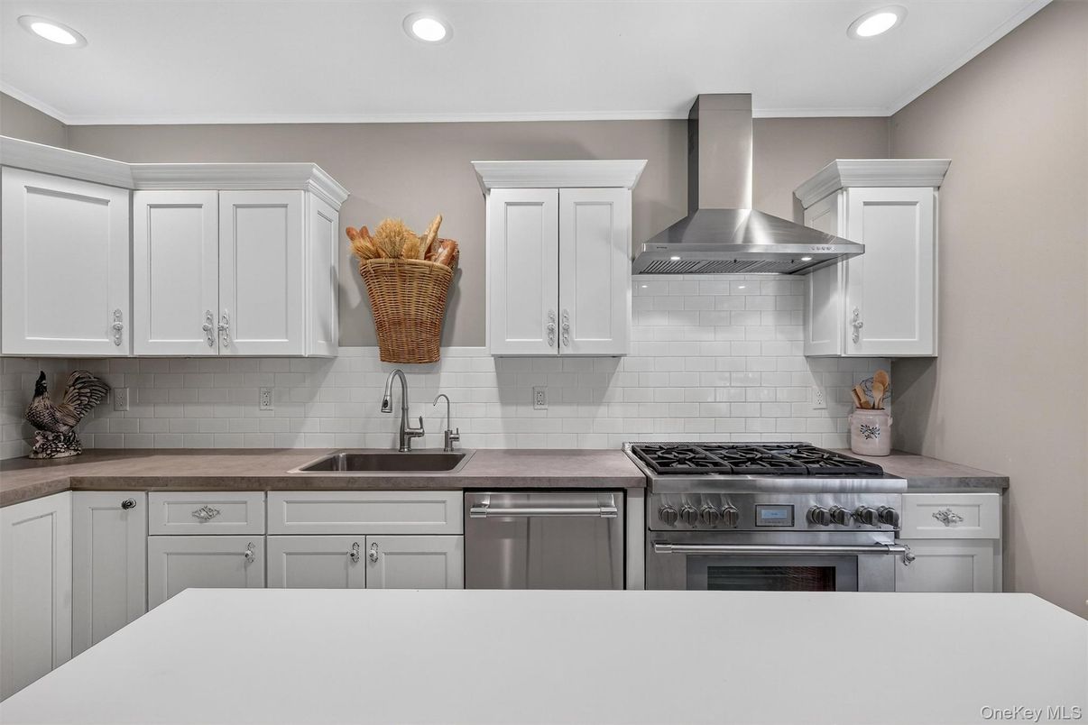 Interior, Kitchen, Recessed Lighting, Stainless Steel Appliances