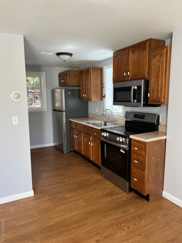 Interior, Kitchen, Wood Texture Flooring
