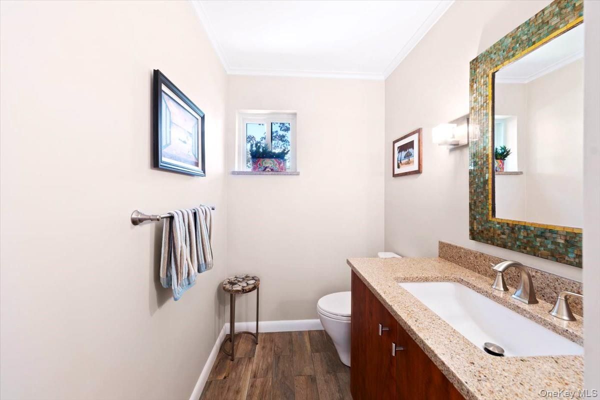 Bathroom, Interior, Wood Texture Flooring