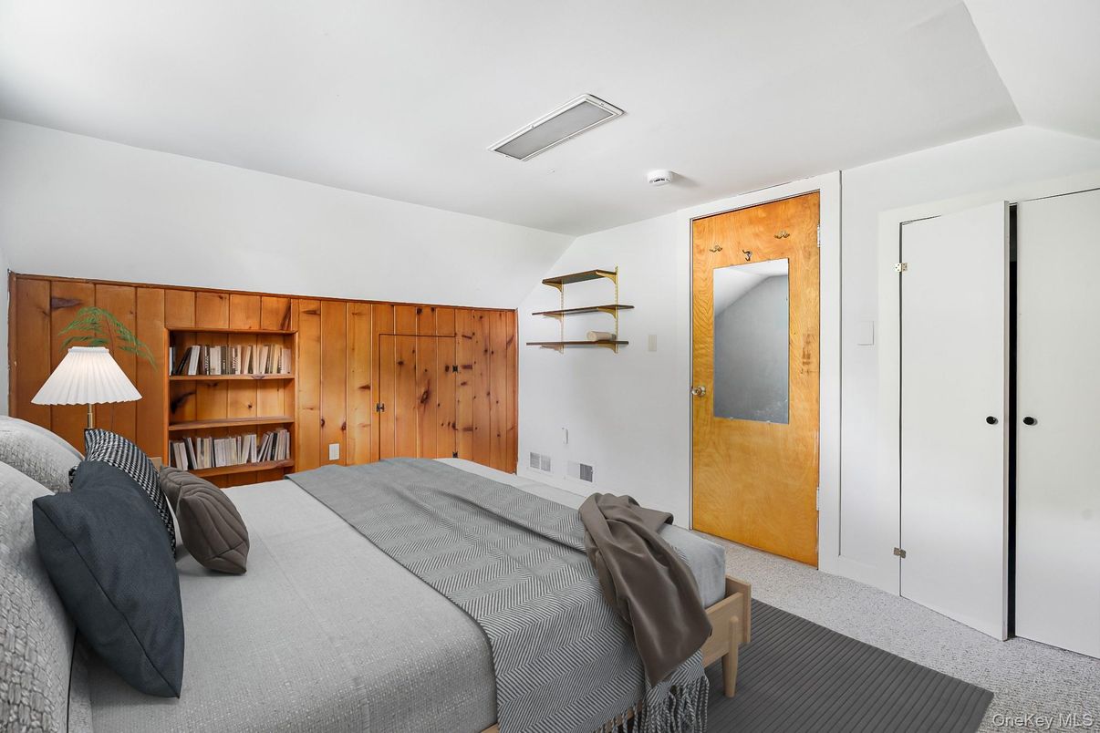 Bedroom, Interior, Wooden Walls