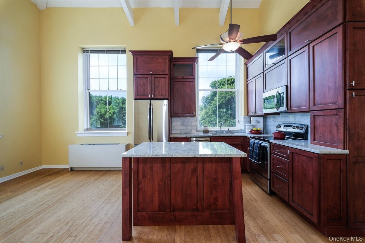Interior, Kitchen, Wood Texture Flooring