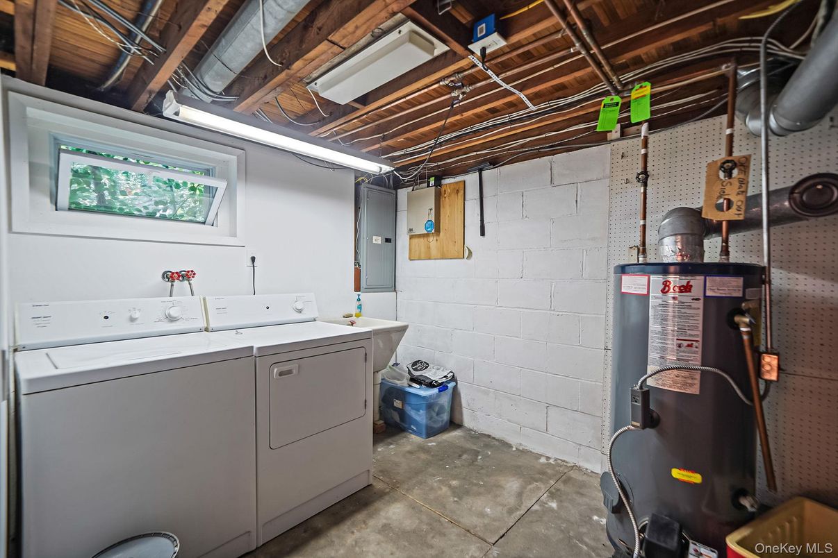 Interior, Stone Walls, Washer