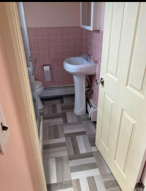 Bathroom, Interior, Wood Texture Flooring