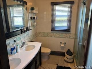 Bathroom, Dual Sink Vanities, Glass Shower, Interior