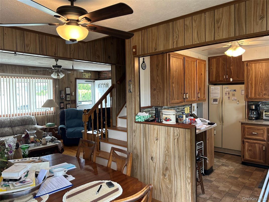 Dining room, Interior, Kitchen, Wooden Walls
