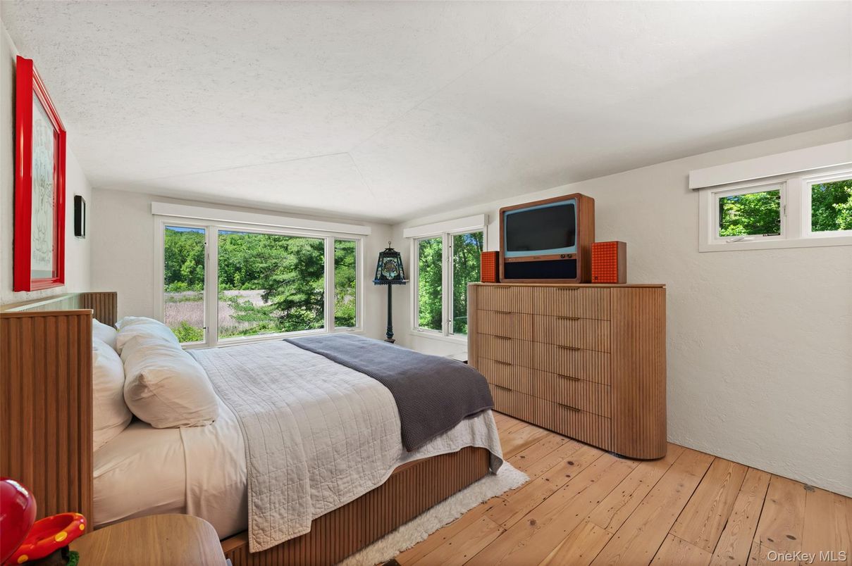 Bedroom, Interior, Wood Texture Flooring