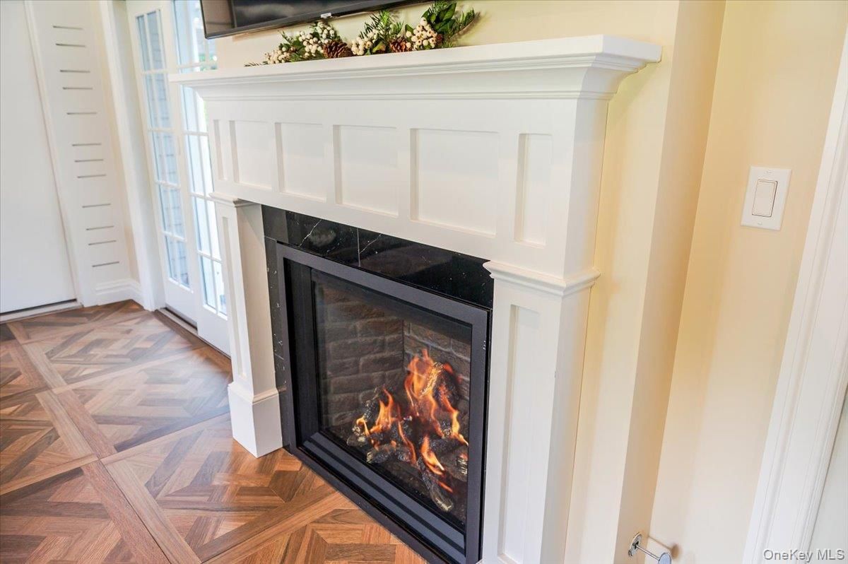 Fireplace, Interior, Wood Texture Flooring