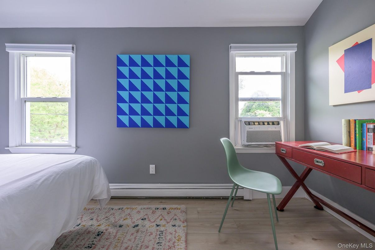 Bedroom, Home Office, Interior, Wood Texture Flooring