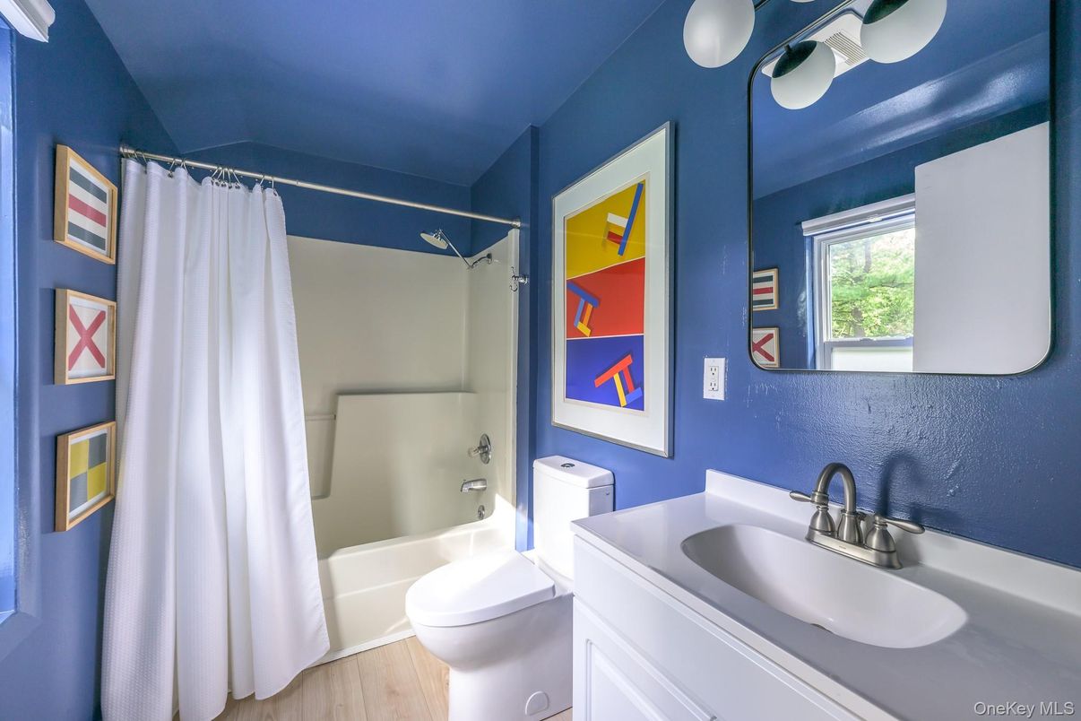 Bathroom, Interior, Wood Texture Flooring