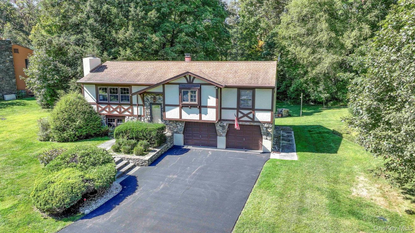 Attached, Backyard, Exterior, Facade, Tudor Revival