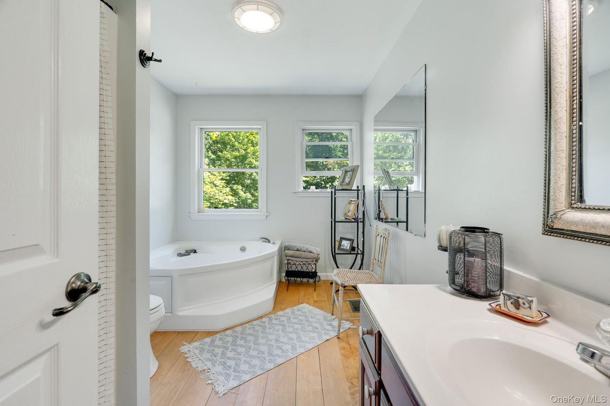 Bathroom, Interior, Wood Texture Flooring