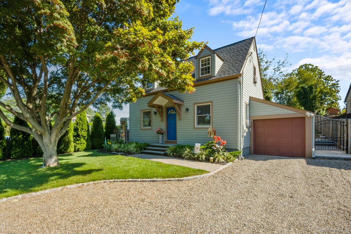 Attached, Backyard, Detached Garage, Exterior, Facade, Cape Cod