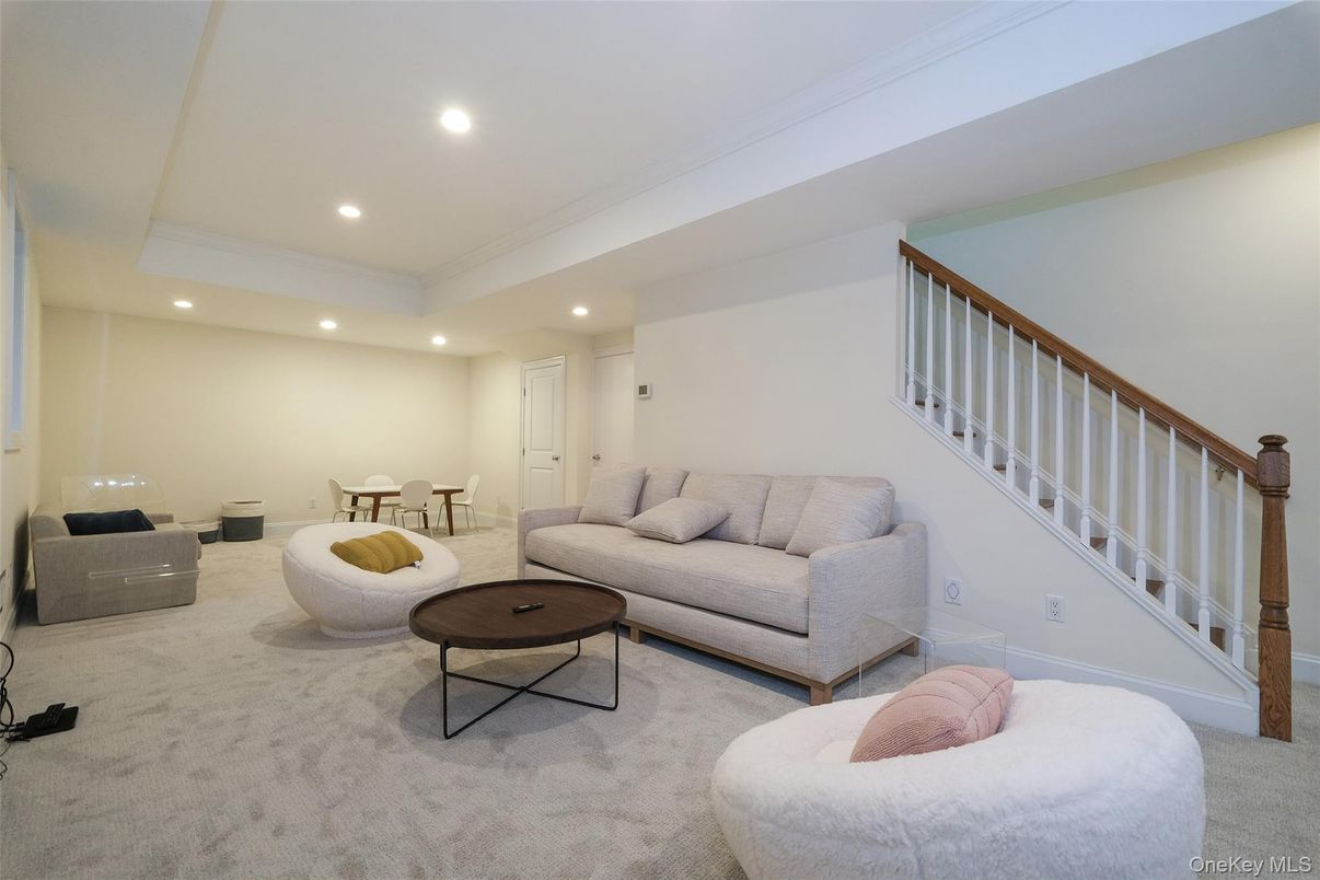 Interior, Living room, Recessed Lighting