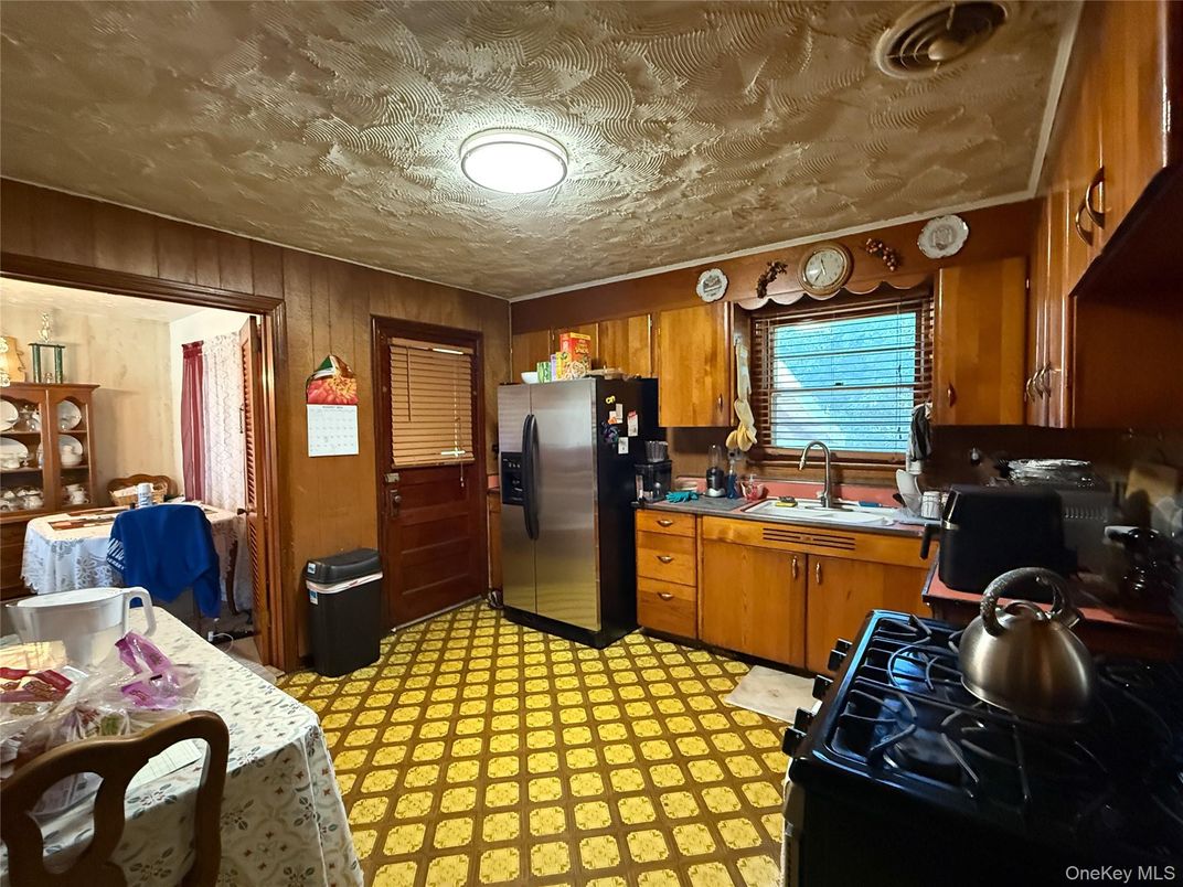 Interior, Kitchen, Wooden Walls