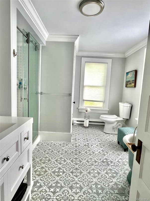 Bathroom, Glass Shower, Interior