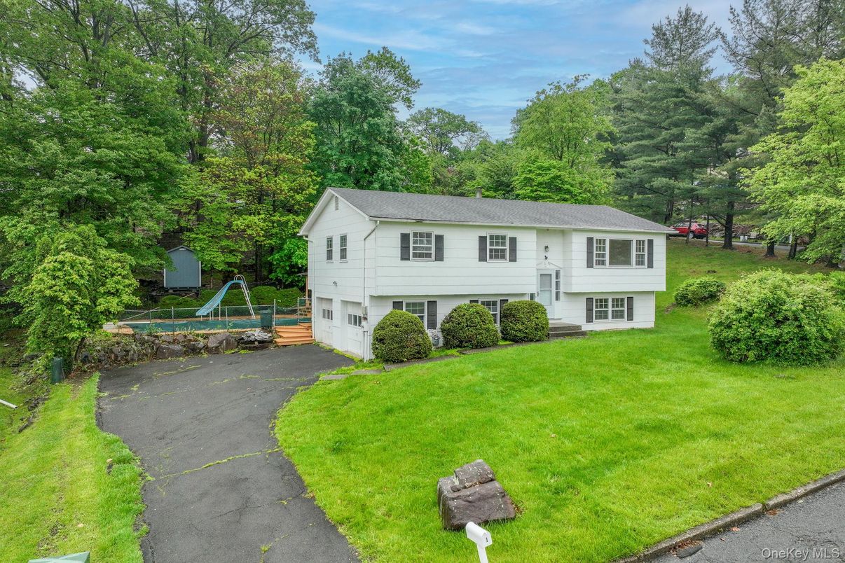 Attached, Backyard, Exterior, Facade, Raised Ranch