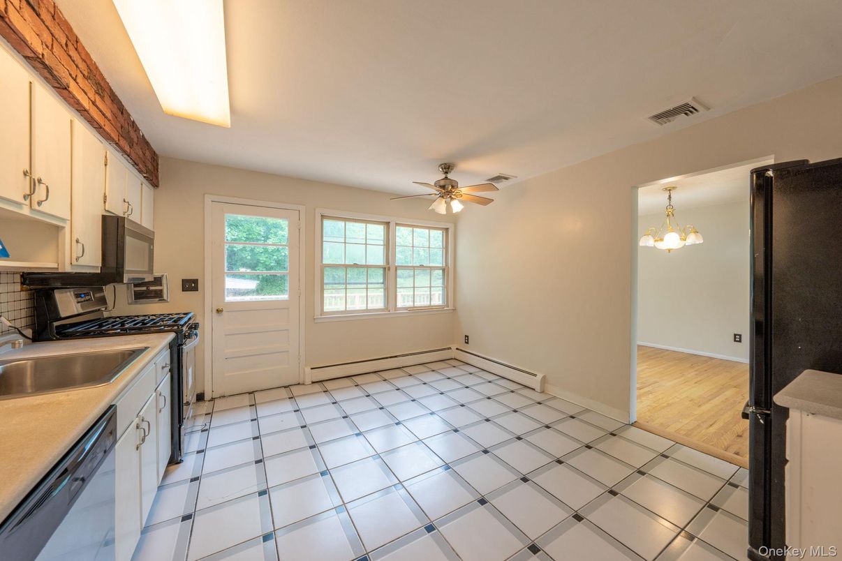 Interior, Kitchen, Wood Texture Flooring