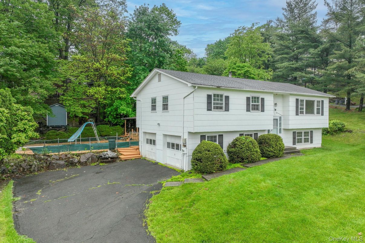 Attached, Backyard, Exterior, Facade, Raised Ranch