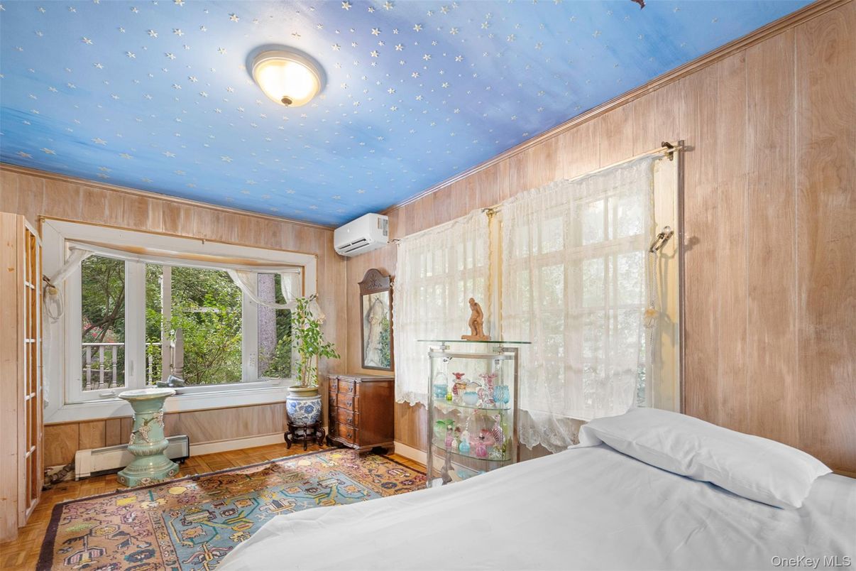 Bedroom, Interior, Wood Texture Flooring, Wooden Walls