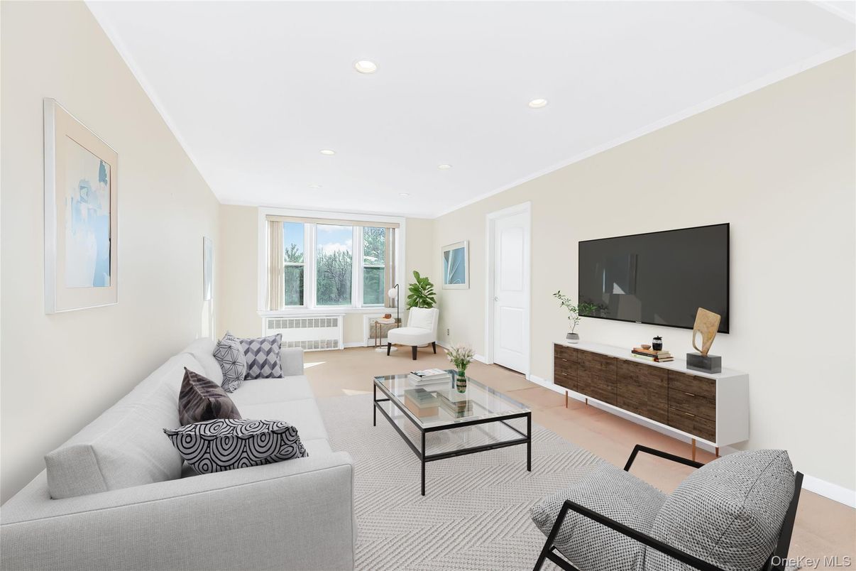 Interior, Living room, Recessed Lighting