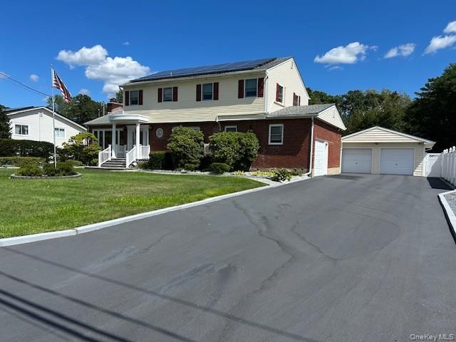 Detached Garage, Exterior, Solar Panels