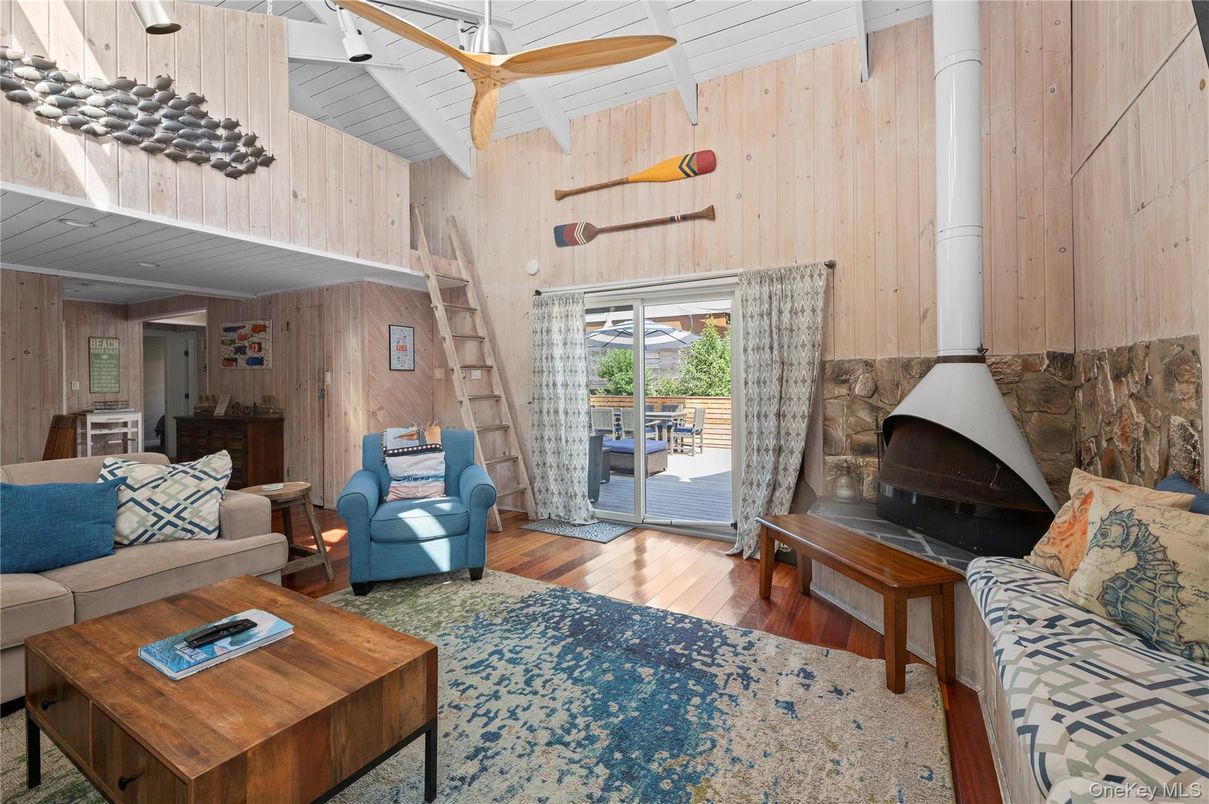 Fireplace, Interior, Living room, Wood Texture Flooring, Wooden Walls
