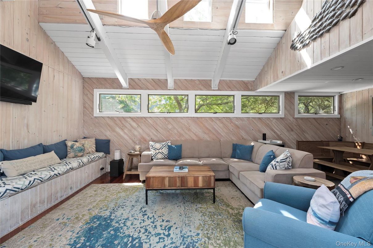 Interior, Living room, Wood Texture Flooring, Wooden Walls
