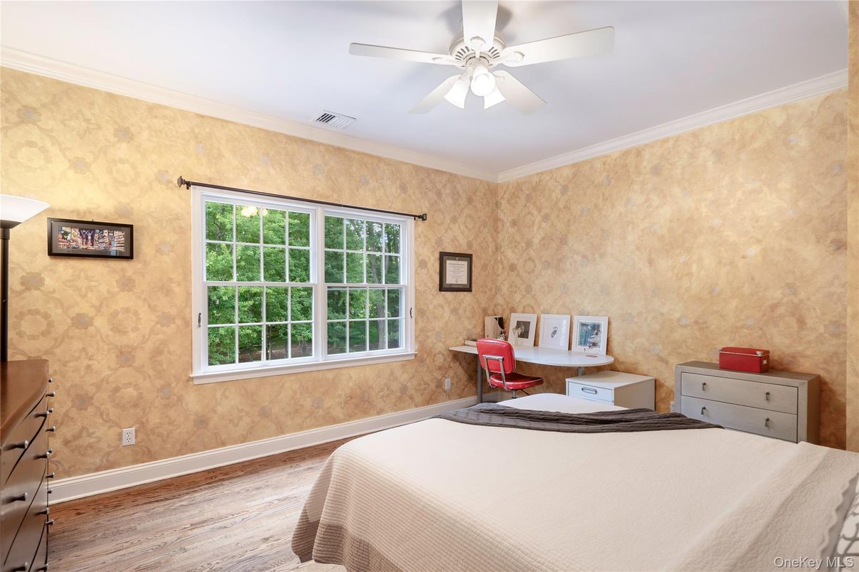 Bedroom, Home Office, Interior, Wood Texture Flooring