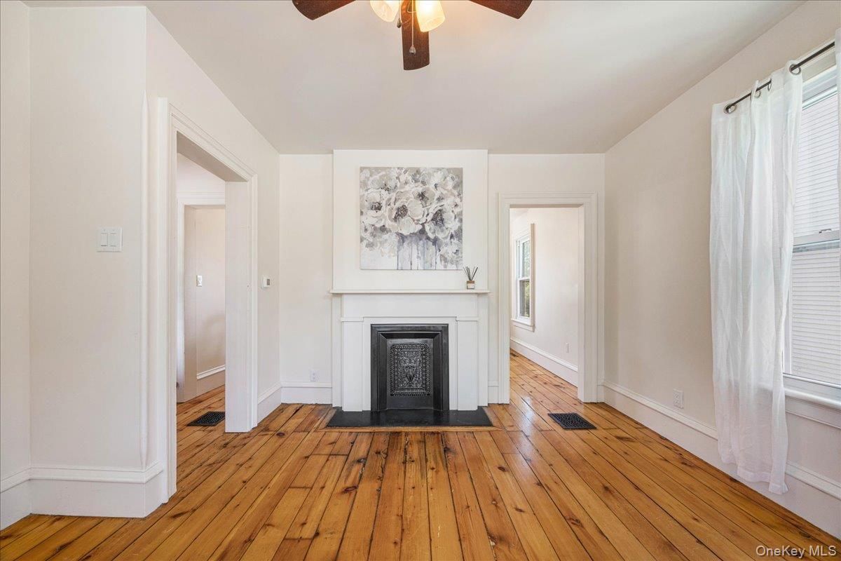 Fireplace, Interior, Wood Texture Flooring