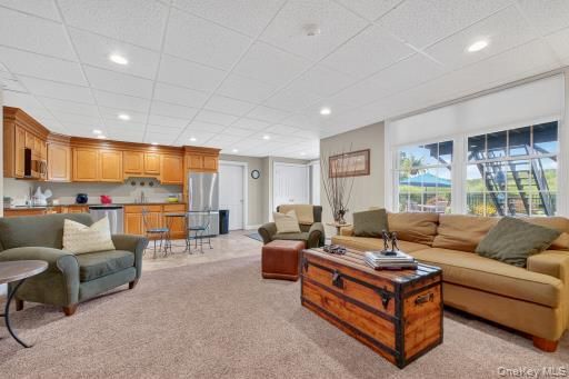 Interior, Kitchen, Living room, Recessed Lighting
