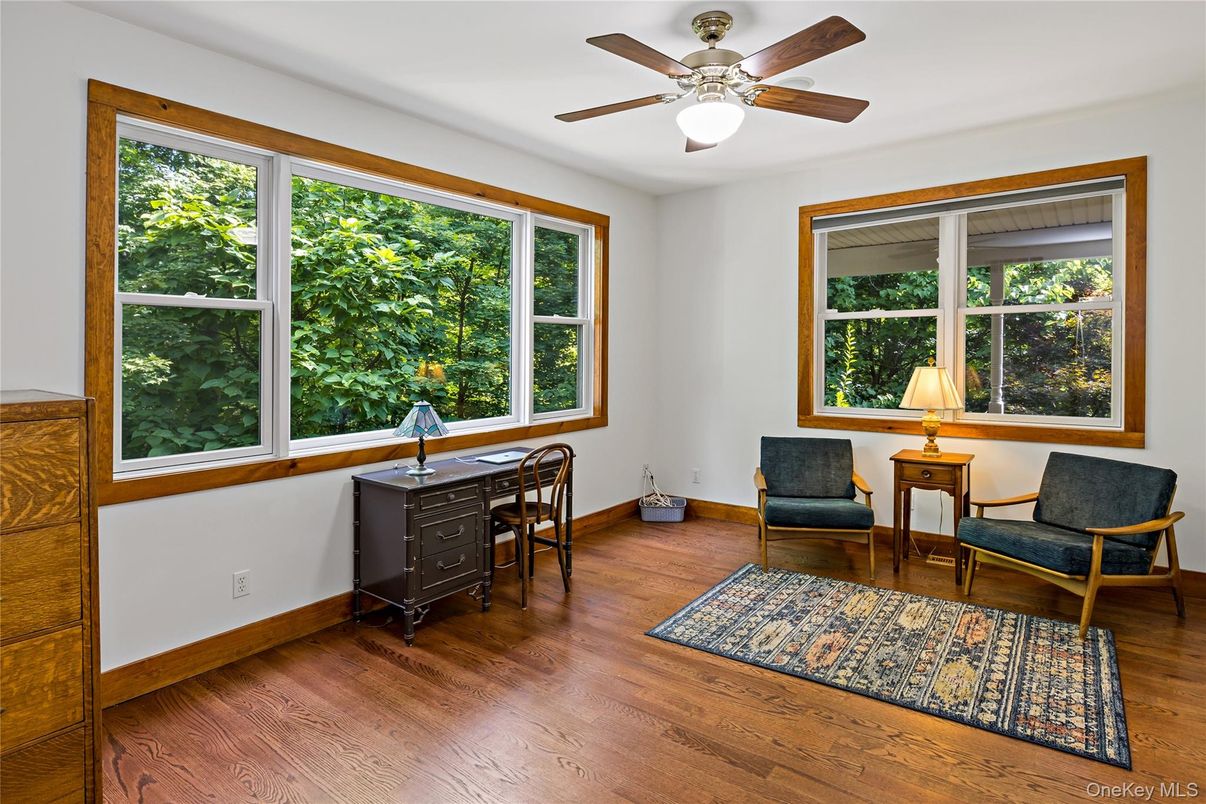 Home Office, Interior, Wood Texture Flooring