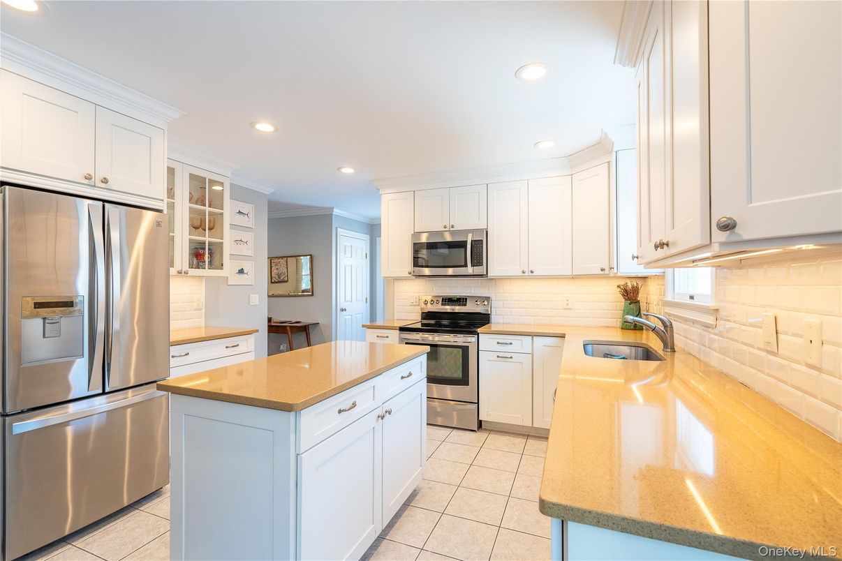 Interior, Kitchen, Recessed Lighting, Stainless Steel Appliances